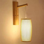 Woven Bamboo Wall Sconce Lamp