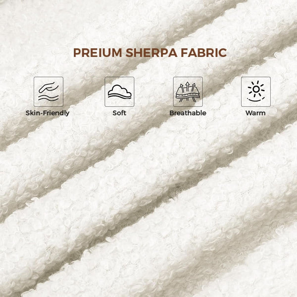 Sherpa Convertible Futon Sofa Bed