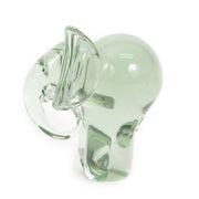 Recycled Glass Elephant Figurine