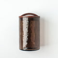 Smoke Glass Lidded Canister