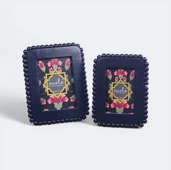 Beaded Handcrafted Photo Frame Set