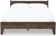 Dark Walnut Queen Platform Bed Frame