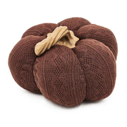 Cable-Knit Fabric Pumpkin Decor Set