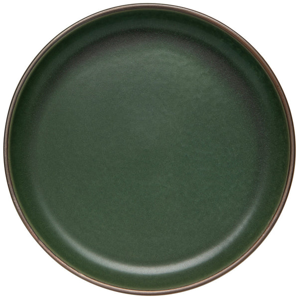 Matte Glazed Ceramic Dinner Plate Set