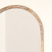Arched Mango Wood Full-Length Mirror