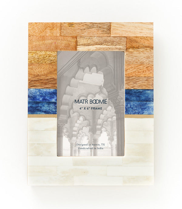 Bone Inlay Mango Wood Picture Frame