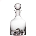 Handblown Crystal Mountain Decanter