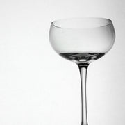 Handblown Clear Glass Coupe Set