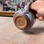 Wheel-Thrown Speckled Stoneware Teacup