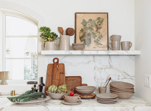 Carved Stoneware Coupelle Set (view 3) | Roost & Roam