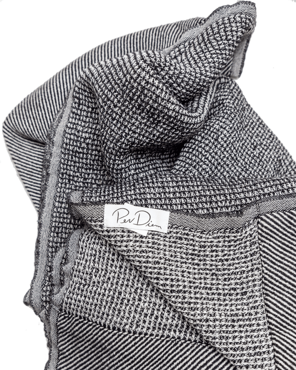 Micro-Waffle Cotton Blend Throw – throws & blankets (view 2) | Roost & Roam