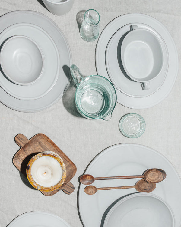 Matte Clay Oval Dinner Plate Set – plates (view 4) | Roost & Roam
