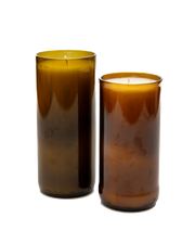 Amber Recycled Glass Fig Candle – candles (view 3) | Roost & Roam