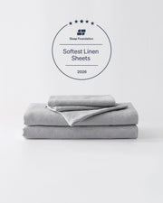 Stonewashed European Linen Sheet Set