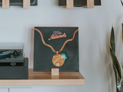 Hardwood Tabletop Record Stand