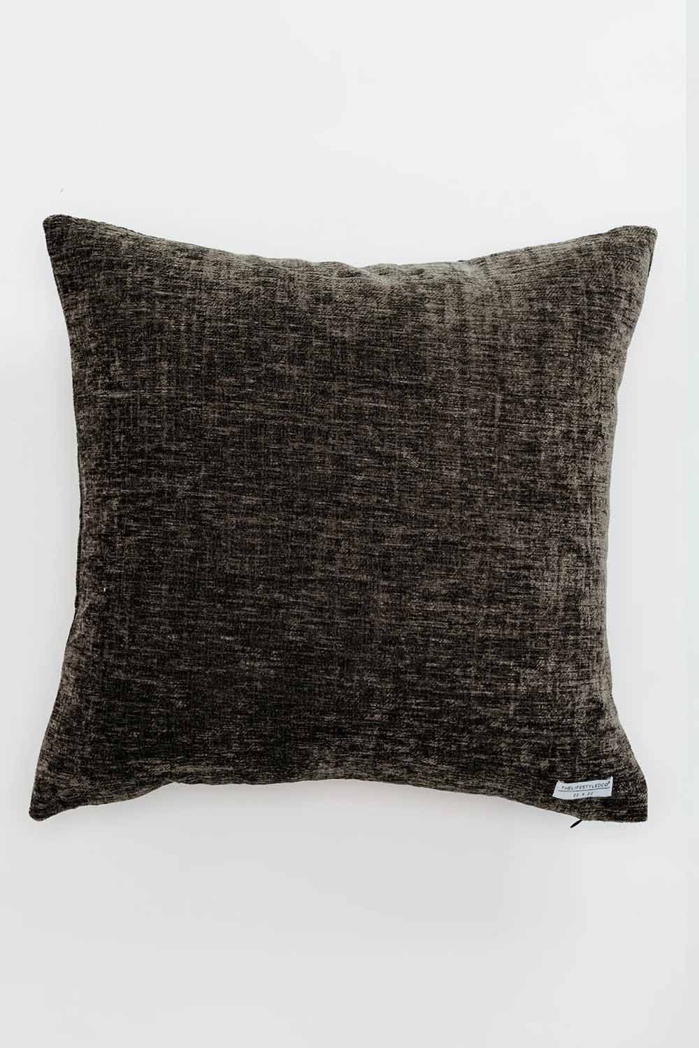 Carys Chenille Pillow - Deep Forest