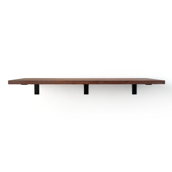 Solid Hardwood Deep Wall Shelf