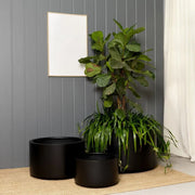 Cylindrical Outdoor Planter