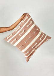 Handwoven Cotton Sienna Euro Pillow