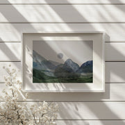 Monotype Landscape Framed Large Print