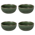 Reactive Glaze Ceramic Dessert Bowl Set