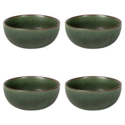 Reactive Glaze Ceramic Dessert Bowl Set