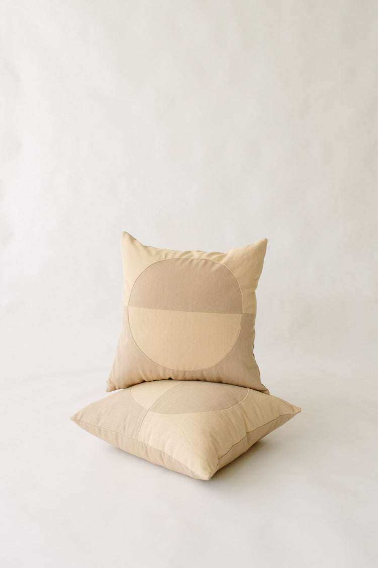 Organic Cotton Moon Motif Pillow