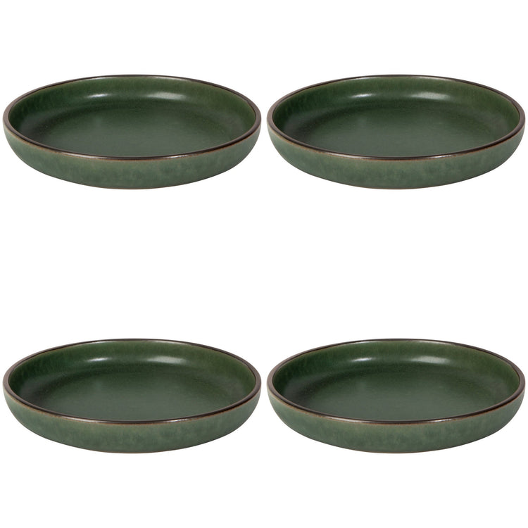 Reactive Glaze Ceramic Appetizer Plate Set