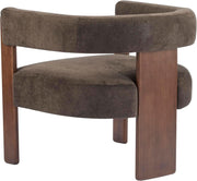 Velvet Barrel-Back Accent Chair (view 7) | Roost & Roam