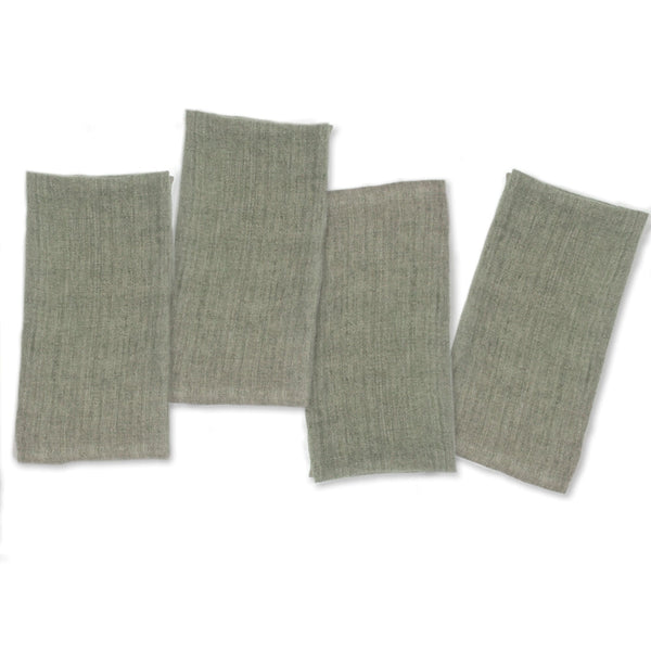 Stone-Washed Linen Dinner Napkins
