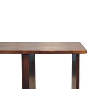 Arch-Base Mango Wood Coffee Table