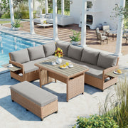 PE Rattan Sectional Outdoor Sofa Set