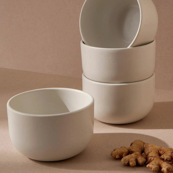 Matte Stoneware Dinnerware Set Twelve-Piece