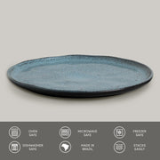 Reactive Glaze Dinner Plate Set