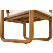 Acacia Wood Outdoor Dining Set