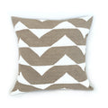 Resist-Painted Cotton Pillow Cover