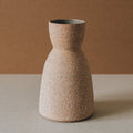 Hourglass Stoneware Ceramic Vase