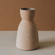 Hourglass Stoneware Ceramic Vase