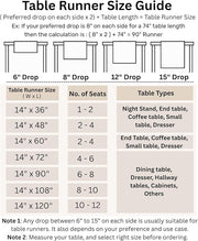 Natural Linen Extra Long Table Runner