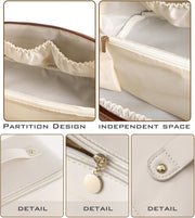 Wide-Open Travel Vanity Bag