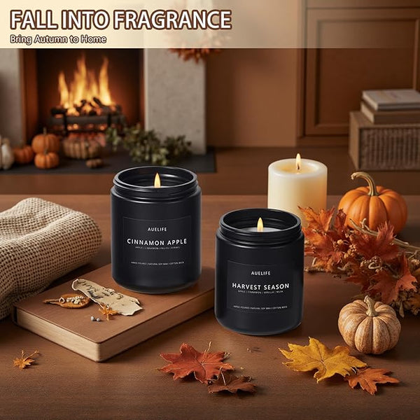 Autumn Soy Wax Candle Set Four Pack