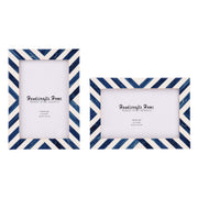 Chevron Resin Inlay Picture Frame Set