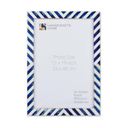 Chevron Bone Inlay Picture Frame