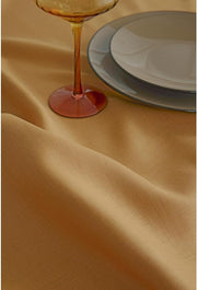Caramel Linen Table Runner