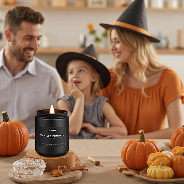 Autumn Soy Wax Candle Gift Set, Four 7 oz Candles