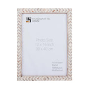 Taj Pattern Bone Inlay Picture Frame