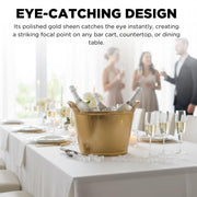 Brushed Gold Aluminum Champagne Bucket