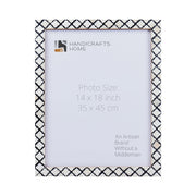 Bone Inlay Moroccan Pattern Picture Frame