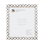Bone Inlay Moroccan Pattern Picture Frame