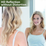 Arched Metal Frame Floor Mirror — detail of finish and surface variation
